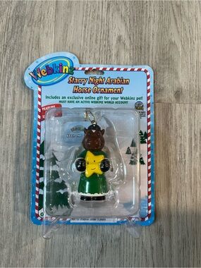 Ganz Webkinz Starry Night Arabian Horse Christmas Ornament 2008 NIB online code